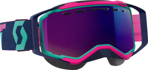 GOGGLE PROSPECT SNOW TEAL/PINK W/TEAL CHROME