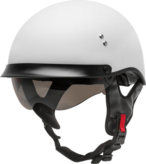 
            
                Load image into Gallery viewer, HH-65 HALF HELMET FULL DRESSED MATTE WHITE MD
            
        