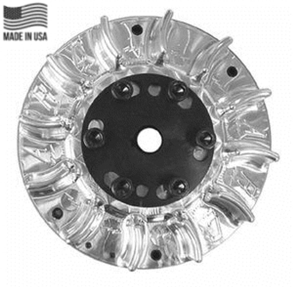 
            
                Load image into Gallery viewer, Billet Flywheel for Honda GX200/Clone 196cc, 5-3/4&amp;quot; Diam. Finned 3.5lbs
            
        