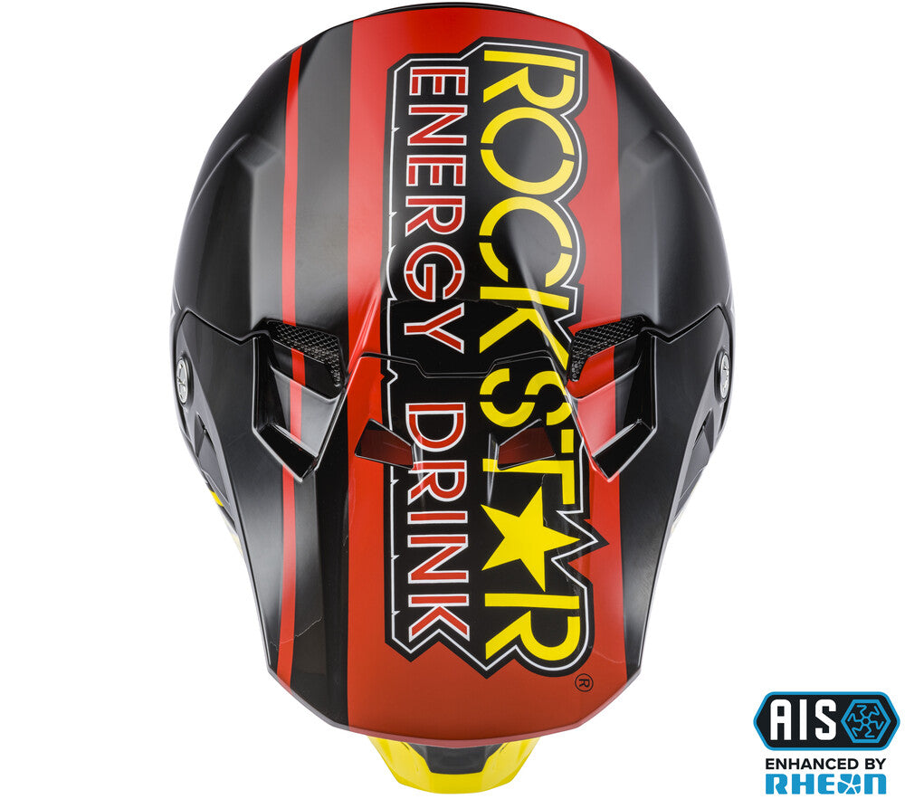 Fly Racing Formula CC ROCKSTAR HELMET Black/Red/Yellow