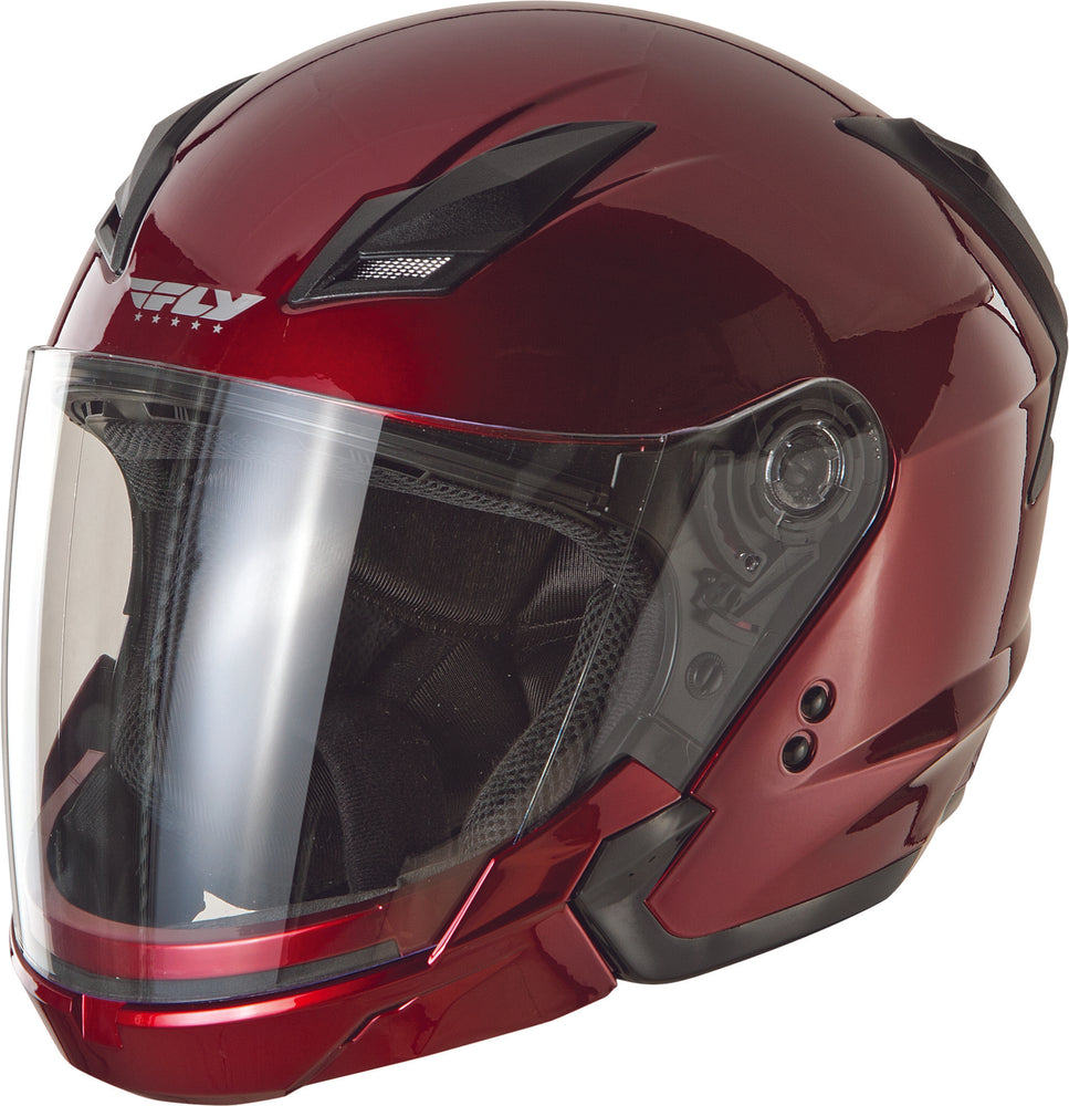 TOURIST SOLID HELMET CANDY RED LG