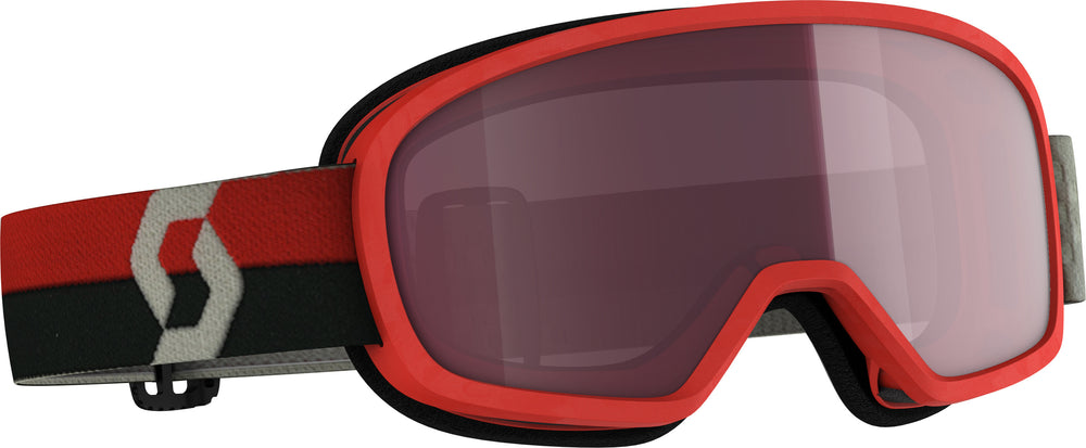 BUZZ PRO SNWCRS GOGGLE RED/GREY ROSE