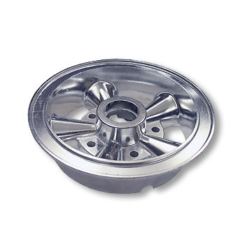6 in. Aluminum Astro Wheel, One Half Only, 1-1/2 in. Wide for Ball Bearing