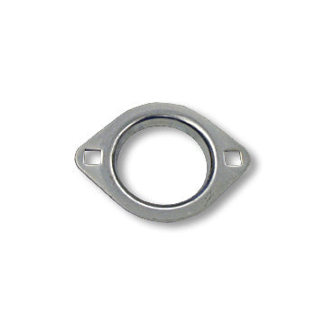 Go Kart Axle Flangette, 2-Hole, For 1-1/4 In. Axle Bearing, 3-9/16 In. Bolt Circle, Zinc Part #8280