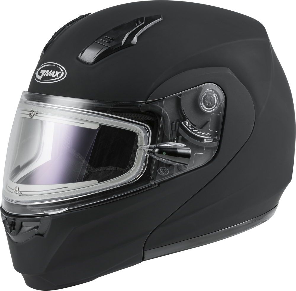 
            
                Load image into Gallery viewer, MD-04S MODULAR SNOW HELMET W/ELECTRIC SHIELD MATTE BLK LG
            
        