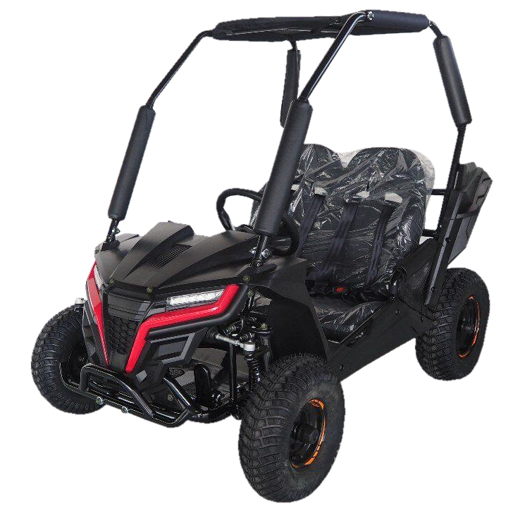 
            
                Load image into Gallery viewer, Cheetah-6 Kids Mini Go Kart, 5.5hp Electric Start, Remote Start/Kill with Reverse AGES 4-12
            
        