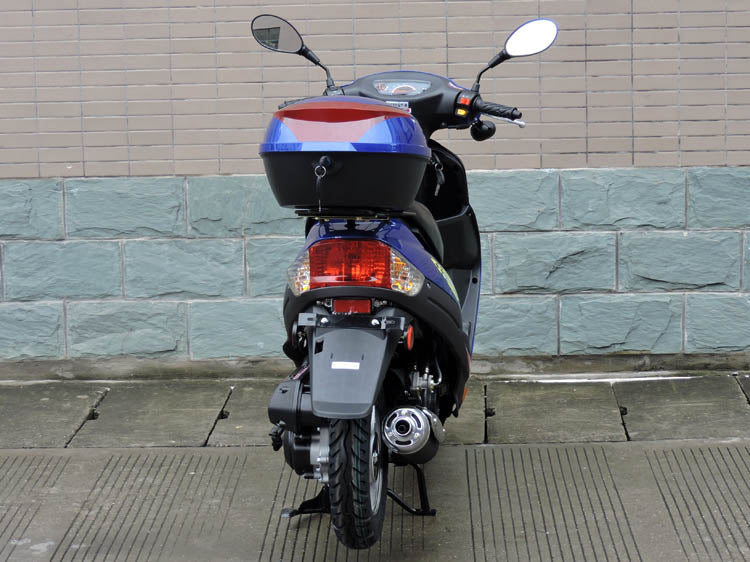 
            
                Load image into Gallery viewer, Express 50 Street Moped Scooter, 50cc Automatic with Trunk, 10 inch Wheels
            
        