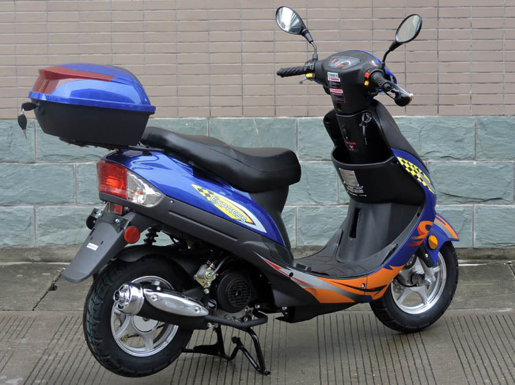 
            
                Load image into Gallery viewer, Express 50 Street Moped Scooter, 50cc Automatic with Trunk, 10 inch Wheels
            
        