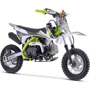X1 110cc (small size) Dirt Bike, 4-Stroke Gas Fully-Automatic Electric Start Low 23" Seat Height Green