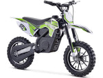 Kids Electric Dirt Bike, Gazella 24v 500w, Green