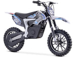 Kids Electric Dirt Bike, Lithium 36v 500w Lithium, Blue