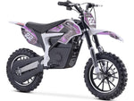 Kids Electric Dirt Bike, Lithium 36v 500w Lithium, Purple
