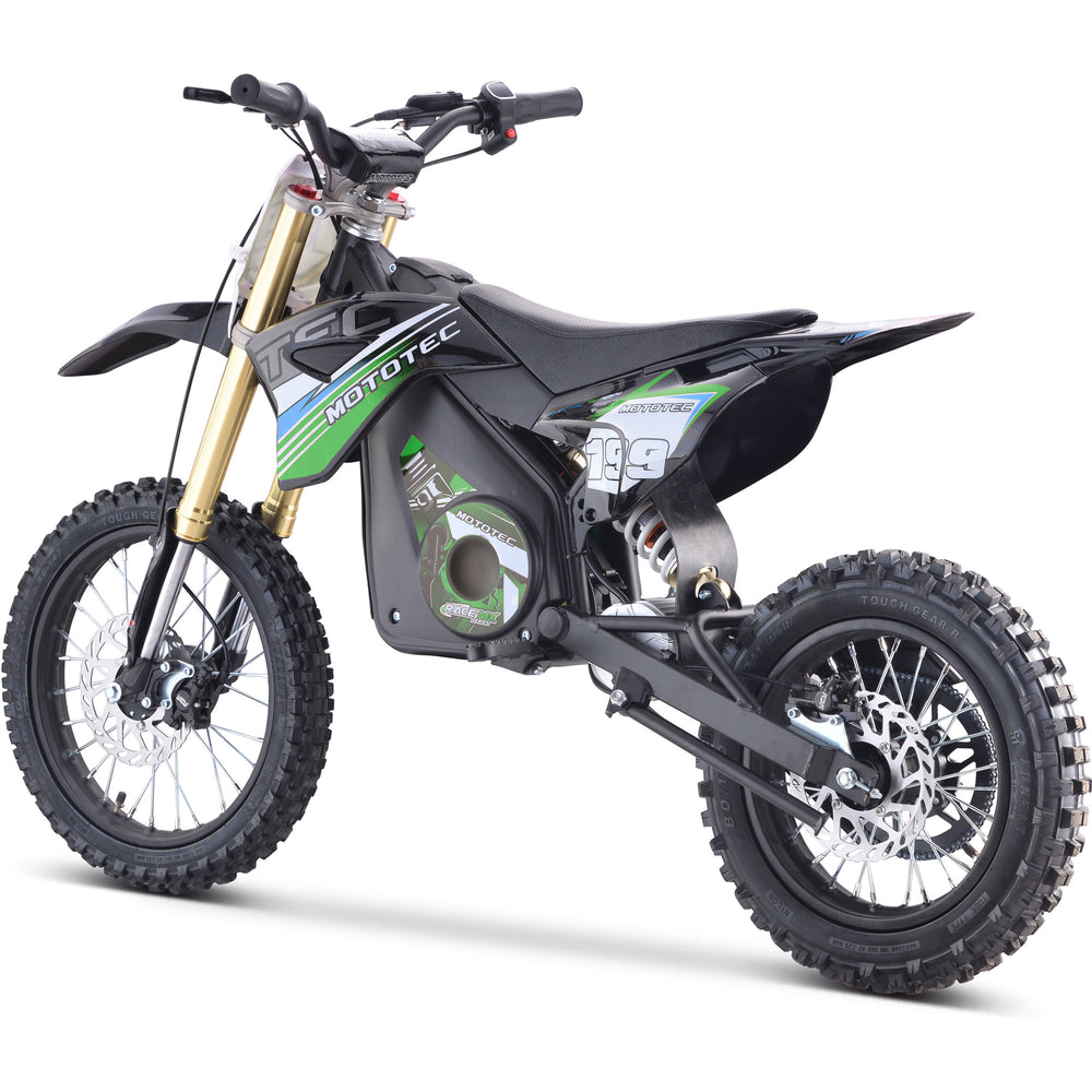 Pro Electric Dirt Bike, Lithium 48v 1500w, Green