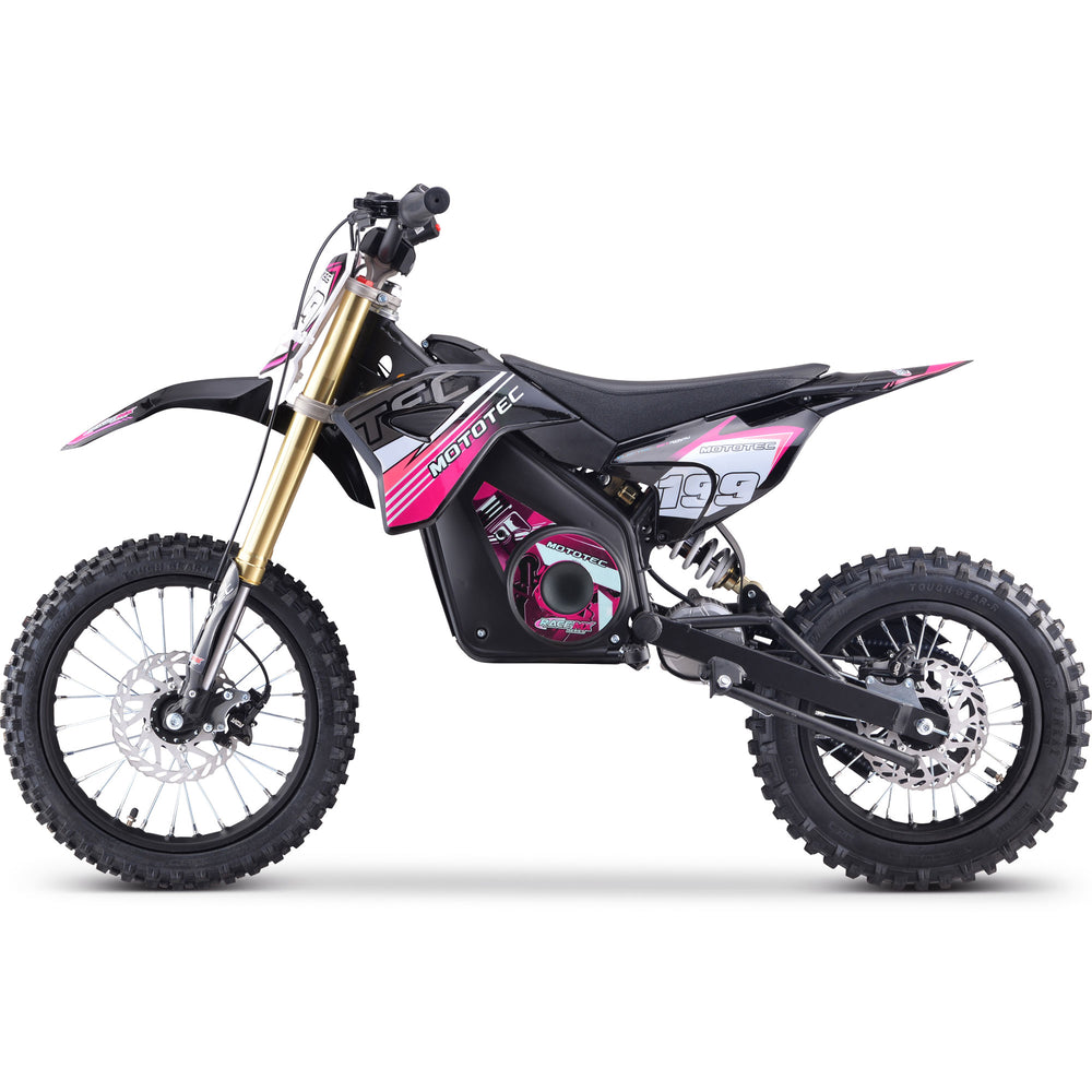 Pro Electric Dirt Bike, Lithium 48v 1500w, Pink