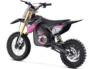 Pro Electric Dirt Bike 36v 1000w Lithium, Max Load 150lbs, Pink