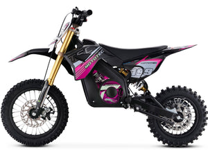 Pro Electric Dirt Bike 36v 1000w Lithium, Max Load 150lbs, Pink