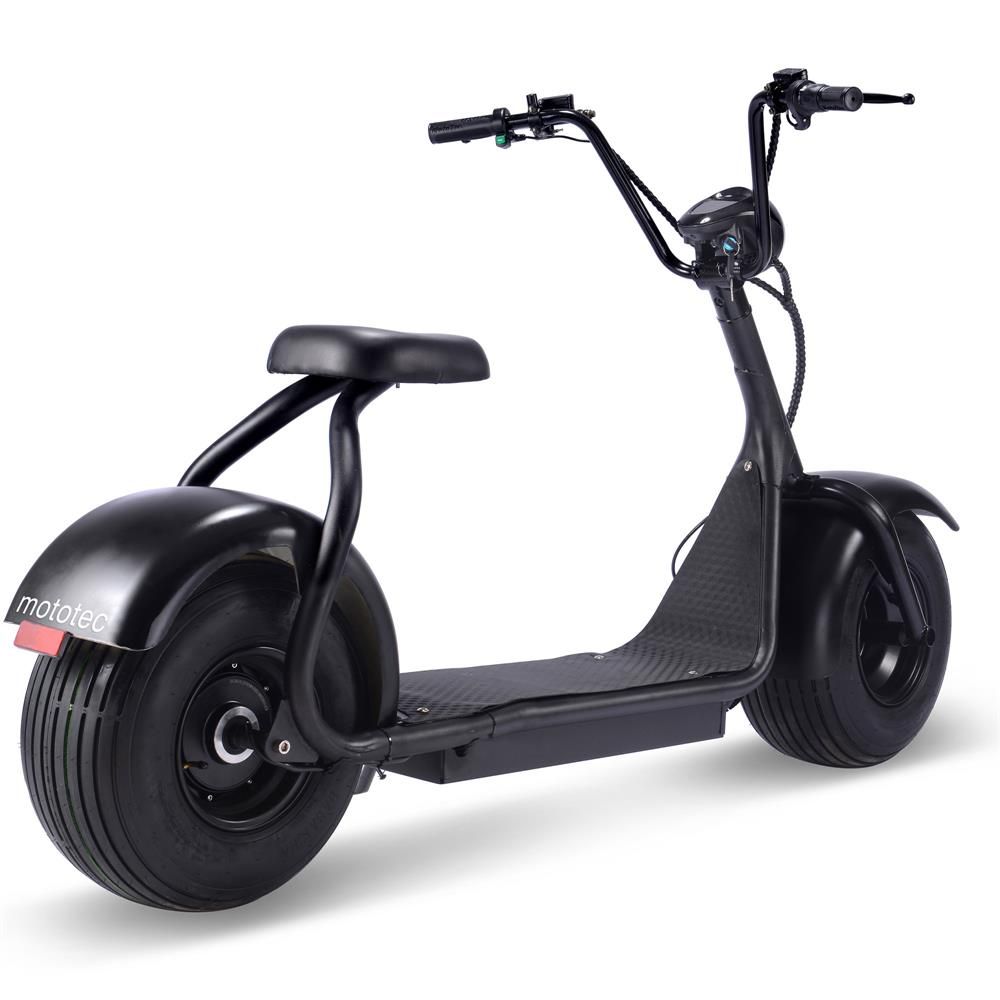 Fat Tire Electric Scooter, 60v 18ah 2,000W Lithium, Rear Hub Motor