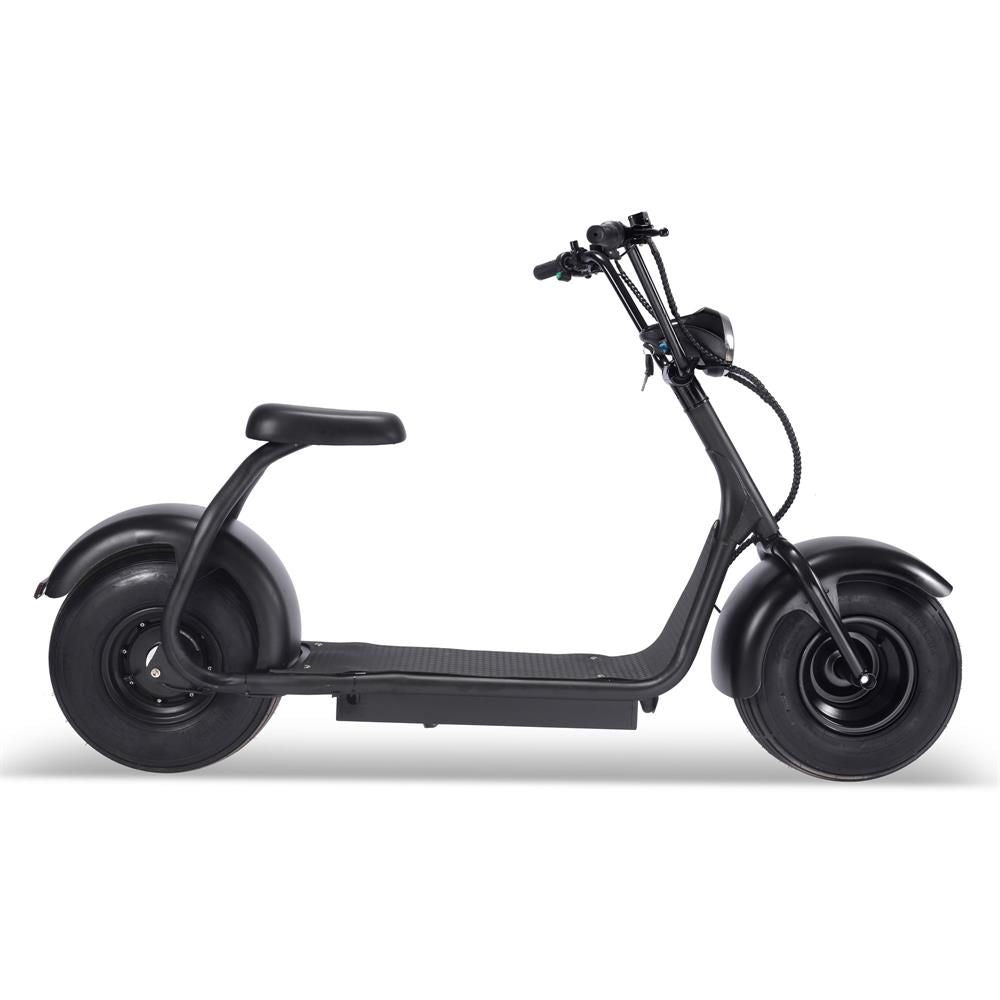 Fat Tire Electric Scooter, 60v 18ah 2,000W Lithium, Rear Hub Motor