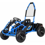 Mud Monster Kids Electric Go Kart, 48v 1000w, Blue