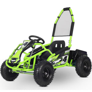 Mud Monster Kids Electric Go Kart, 48v 1000w, Green