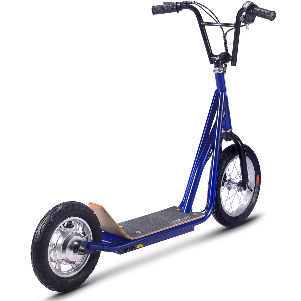 Groove Big Wheel Electric Scooter, Lithium 36v 350w, Blue