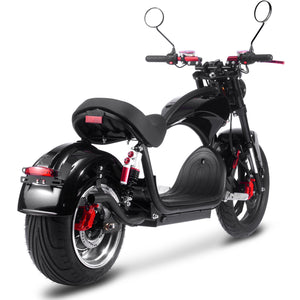 Raven Electric Motorcycle, 60v 30ah 2500w Lithium, Rear Hub Motor, Black