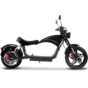 Raven Electric Motorcycle, 60v 30ah 2500w Lithium, Rear Hub Motor, Black