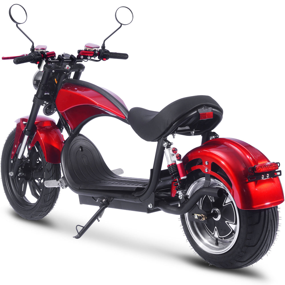 
            
                Load image into Gallery viewer, Raven Electric Motorcycle, 60v 30ah 2500w Lithium, Rear Hub Motor, Red
            
        
