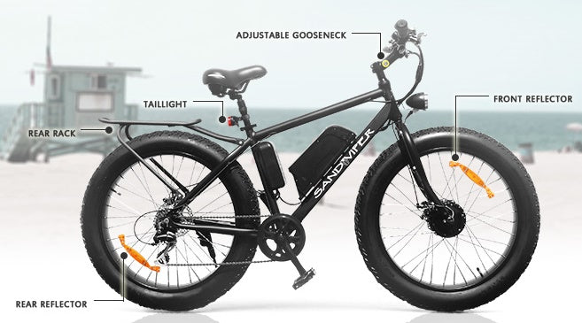 Sand Viper Electric Bicycle (500W)