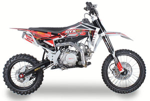 SYX Moto Pro 140cc 4-Stroke Gas Dirt Bike 4-Speed Manual Electric Start (17/14) AGES 14-16