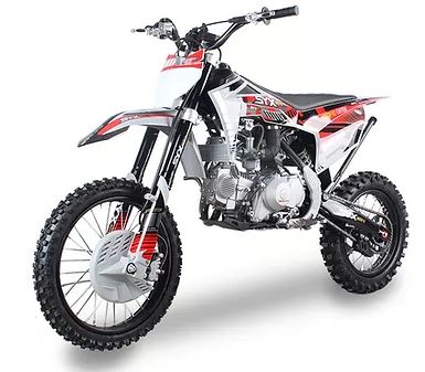 SYX Moto Pro 190cc 4-Stroke Gas Dirt Bike 5-Speed Manual Electric Start (17/14) AGES 14-16