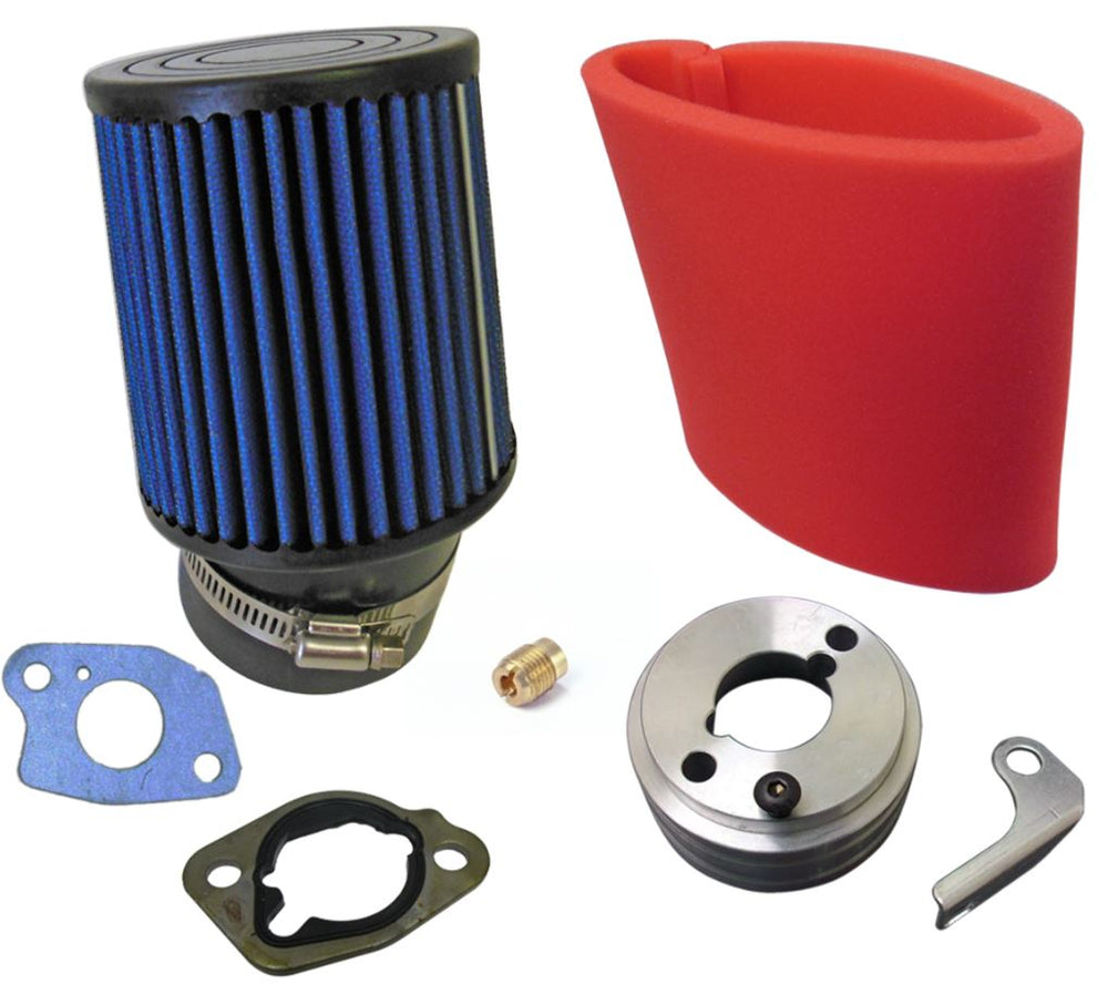 Air Filter, Adapter & Upgrade Jet for 6.5 HP Engines (196cc & 212cc)