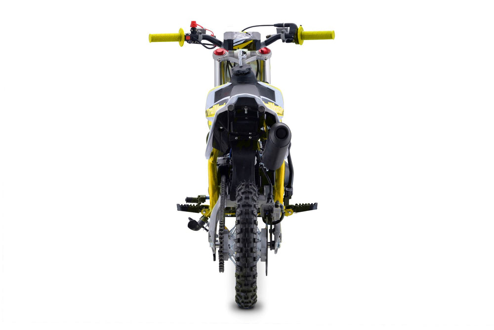 TrailMaster TM15 110cc Dirt Bike, 4-Speed Semi-Auto, Electric Start w/Kick backup, Dual Disc Brakes (12/10)