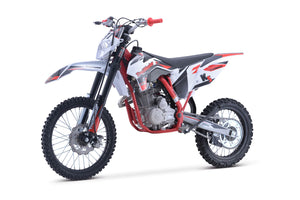 TrailMaster TM31 250cc Dirt Bike 5-Speed Manual Dual Disc Brakes, Electric Start with Kick backup (19/16)