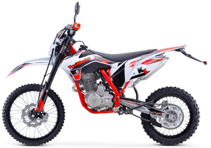 TrailMaster TM31X PRO 250cc Dirt Bike 5-Speed Manual Dual Disc Brakes, Electric Start with Kick backup (19/16)