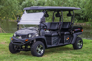 
            
                Load image into Gallery viewer, TrailMaster Taurus 80ED-U 4-Seat Golf Cart with Dump Bed, 72 volt
            
        