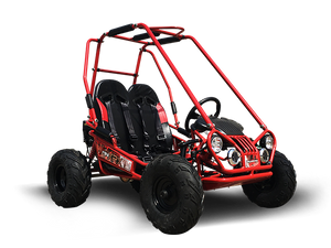 MINI XRX+ Kids GoKart, 5.5hp Gas Engine with Electric Start and Remote Start/Kill, AGES 4-12