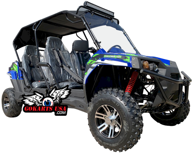
            
                Load image into Gallery viewer, TrailMaster Challenger 300X Fuel Injected 4-Seater UTV Side-by-Side
            
        