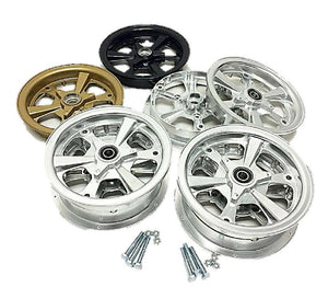 
            
                Load image into Gallery viewer, 1175 8&amp;quot; Minibike Wheel, w/Bearings, fits 5/8 Axle, for American Racer 215 and Little BadAss Mini Chopper
            
        