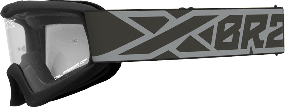 YOUTH XGROM BLACK/SILVER CLEAR LENS