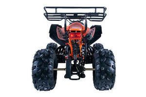 Jet9 125 ATV, Automatic with Reverse 8" Wheels, Rear Rack, Front Bumper