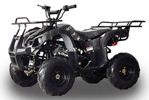 Rider7 125 Youth ATV, with Reverse, Front Bumper, Rear Rack, 7" Wheels