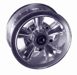 6" Astro Aluminum Wheel 3" Wide - for Frijole Minibike
