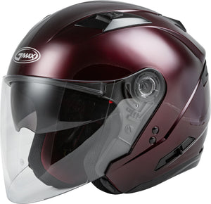 
            
                Load image into Gallery viewer, OF-77 OPEN-FACE HELMET WINE RED 2X
            
        