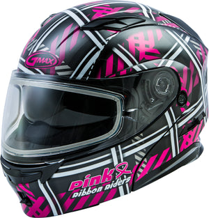 
            
                Load image into Gallery viewer, MD-01S MODULAR PINK RIBBON RIDERS SNOW HELMET BLK/PINK MD
            
        