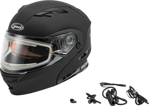 
            
                Load image into Gallery viewer, MD-01S MODULAR SNOW HELMET W/ELECTRIC SHIELD MATTE BLK XS
            
        