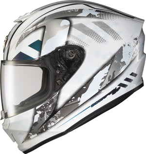 
            
                Load image into Gallery viewer, EXO-R420 FULL-FACE HELMET DISTILLER WHITE/SILVER 2X
            
        