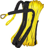 SYNTHETIC WINCH ROPE 1/4" DIAMETER X 50 FT. YELLOW