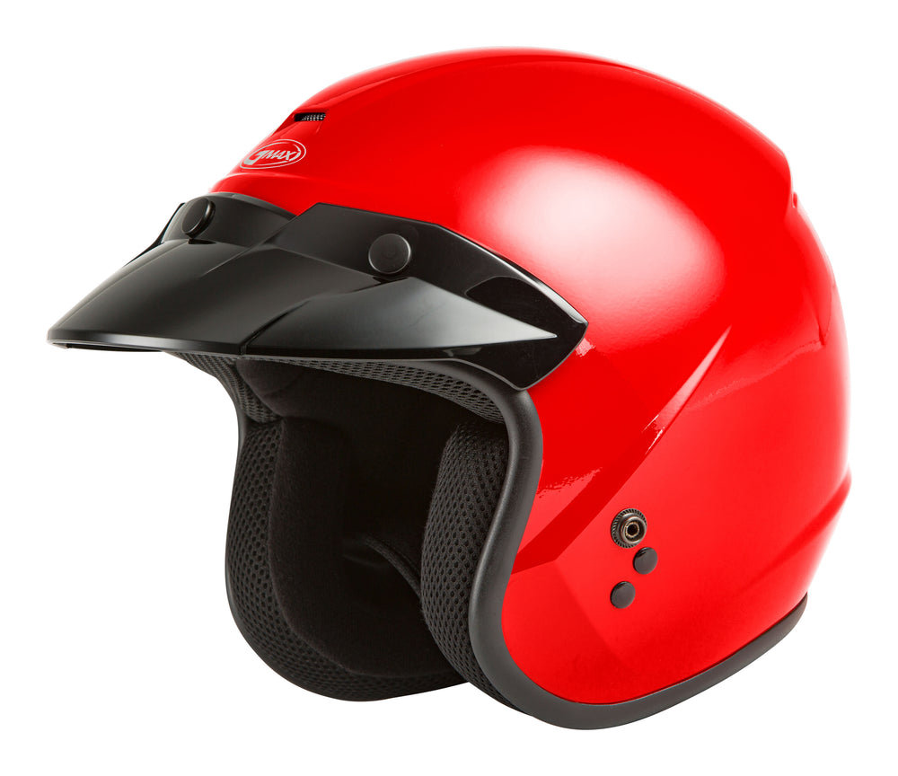 OF-2 OPEN-FACE HELMET RED MD