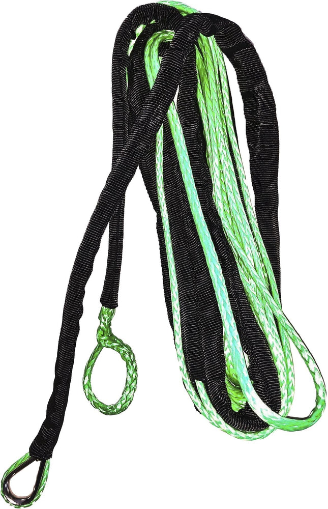 SYNTHETIC WINCH ROPE 3/16" DIAMETER X 50 FT. GREEN